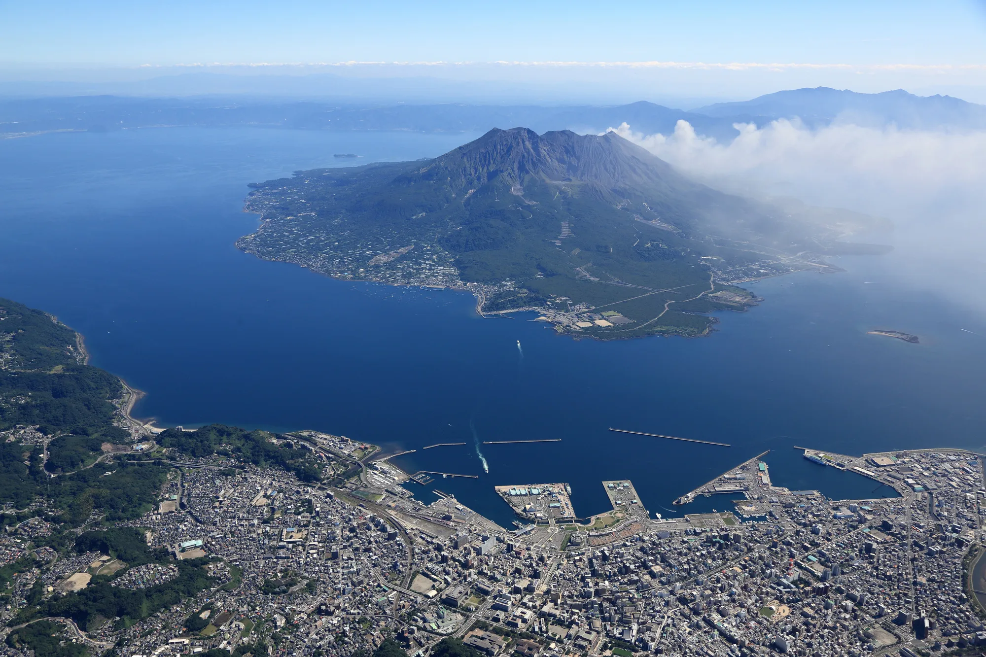 桜島空撮